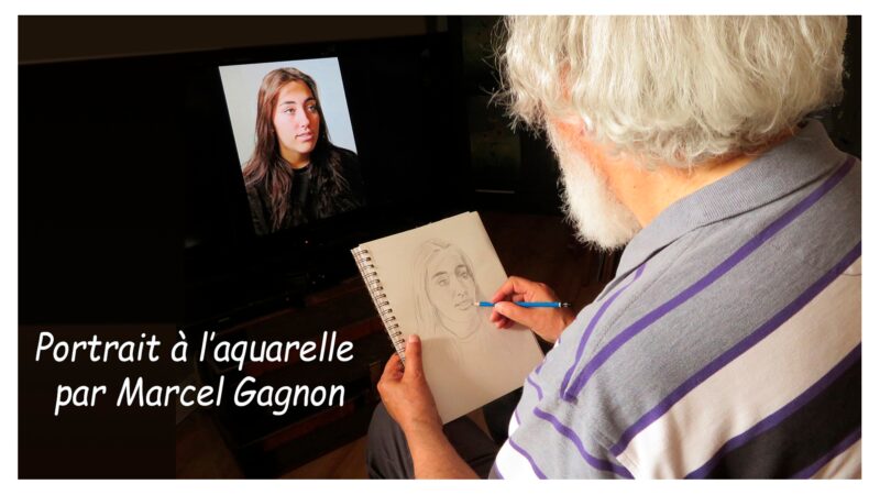 Portrait  l aquarelle Arts 2 0