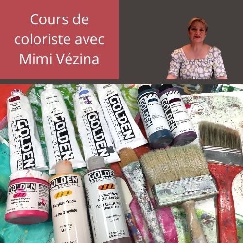 Cours en ligne sur la couleur avec Mimi Vézina