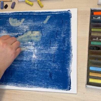 Cours d'arts en ligne Tharwet Kamoun Apprendre la technique du pastel sec à l'humide ou aquarelle